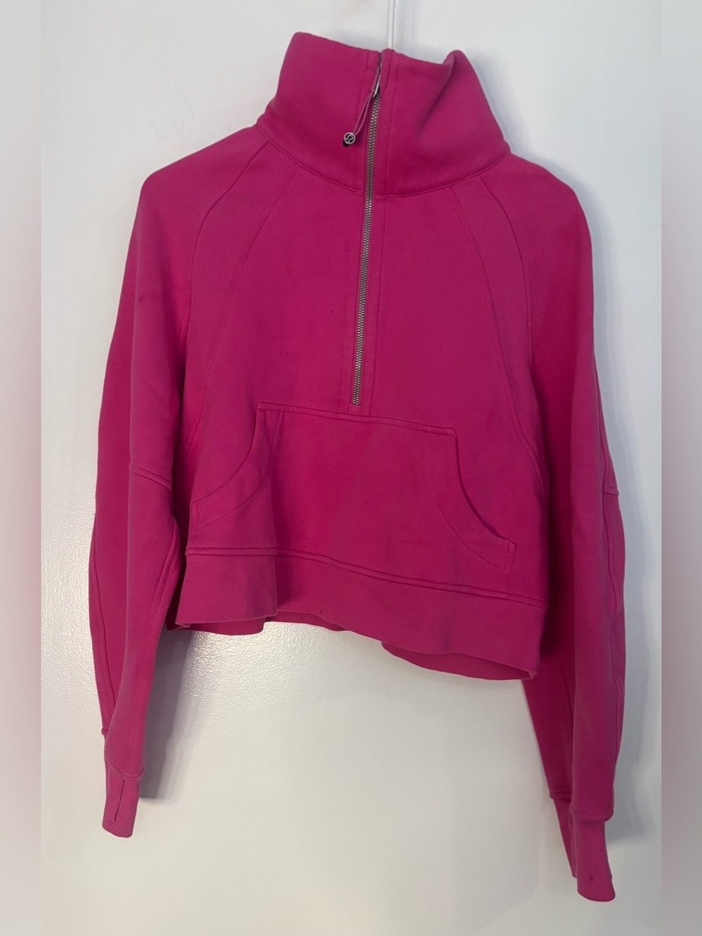 Lululemon Women’s Pink Half-Zip Funnel Neck Pullover